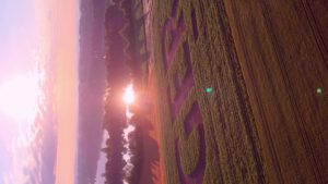 Riesiges Geobranding am Feld angesät: ERDINGER Feldwerbung am MUC Airport