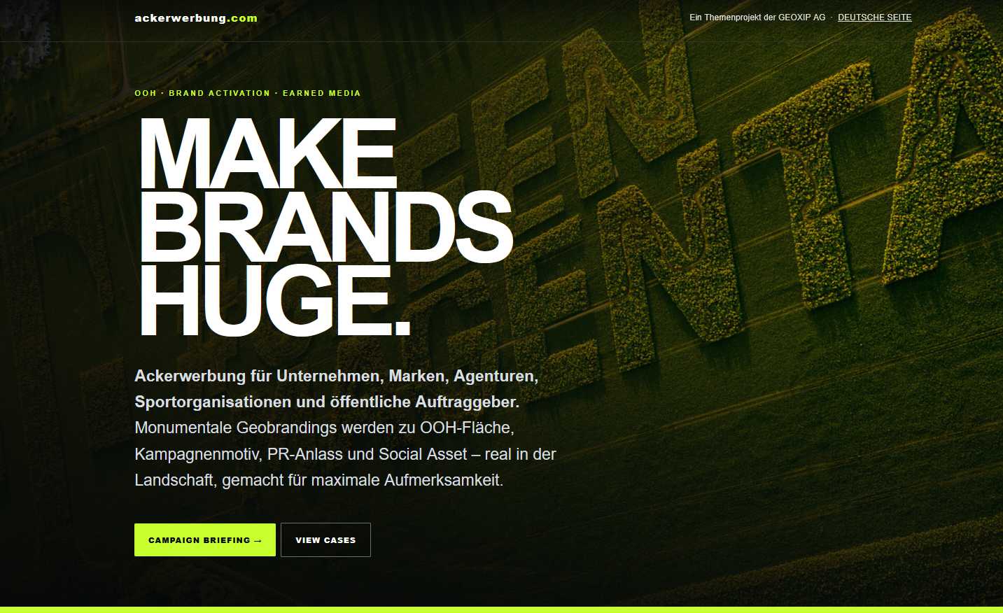 Screenshot ackerwerbung.com